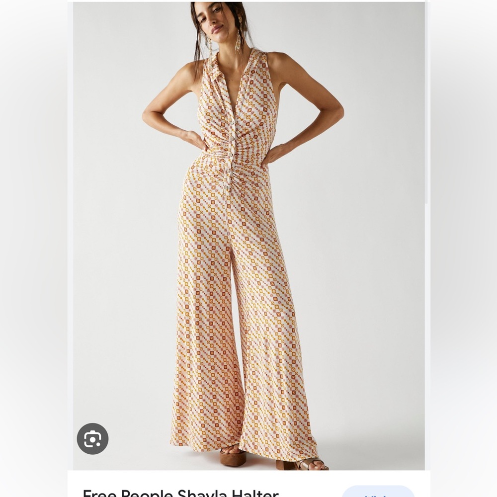 Free People Shayla Wide Leg Jumpsuit size XS
